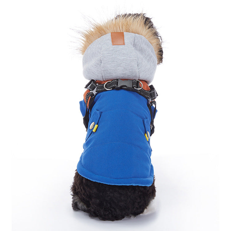 Winter Cashmere Pet Jacket For Warmth And Comfort